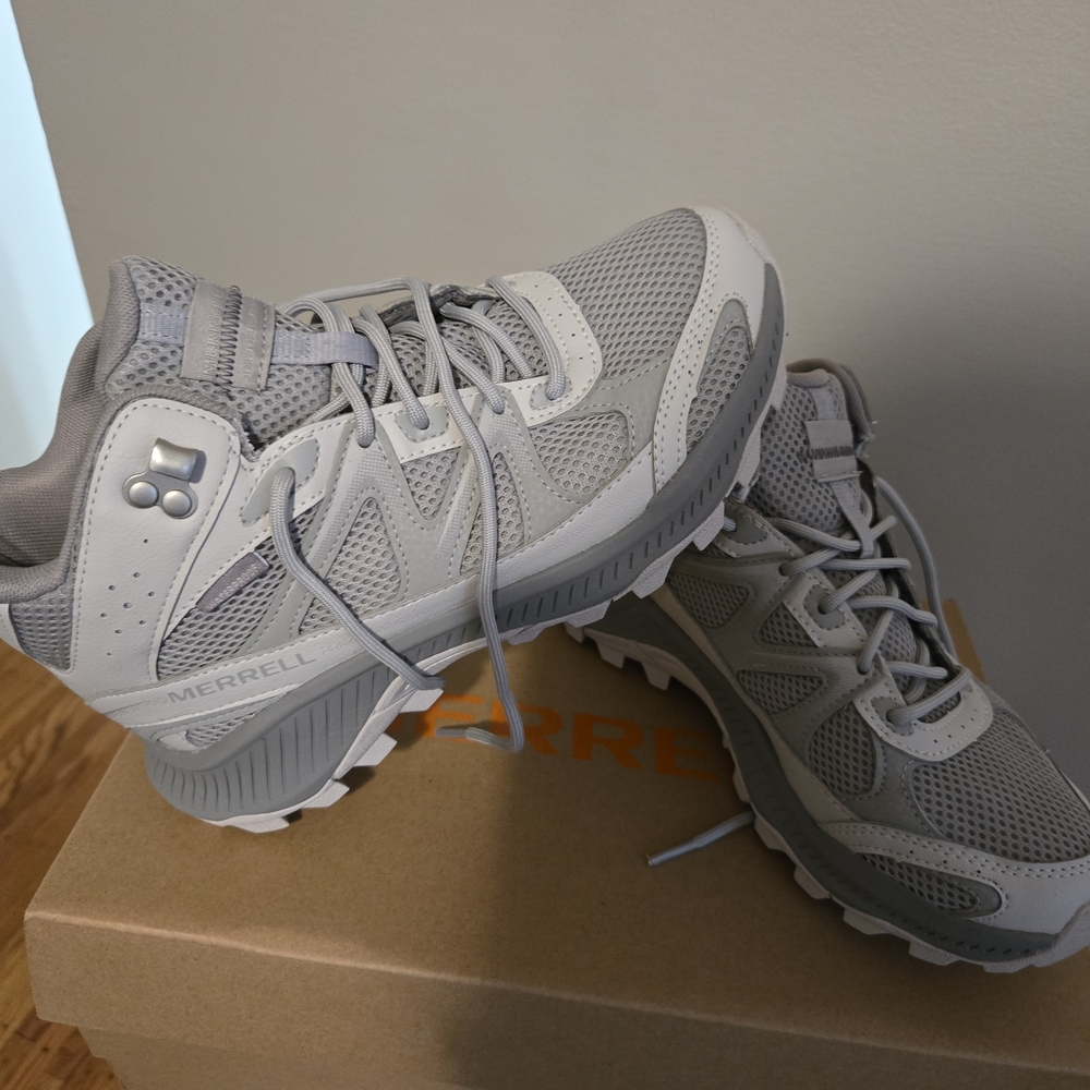 Merrell Gray Mesh Hiking Shoes